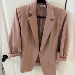 Blush / mauve blazer